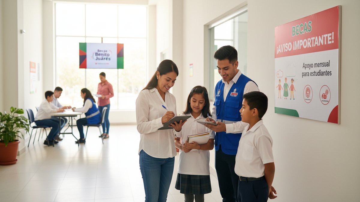 Becas Benito Juárez: apoyo mensual para estudiantes de educación básica