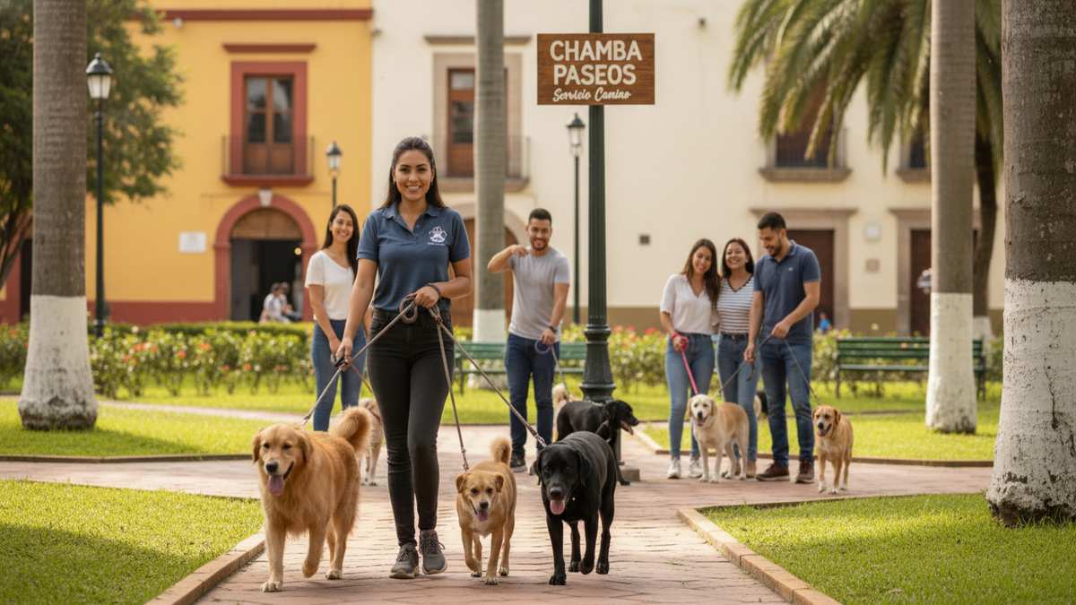 Trabajo para cuidadores de perros: paseos