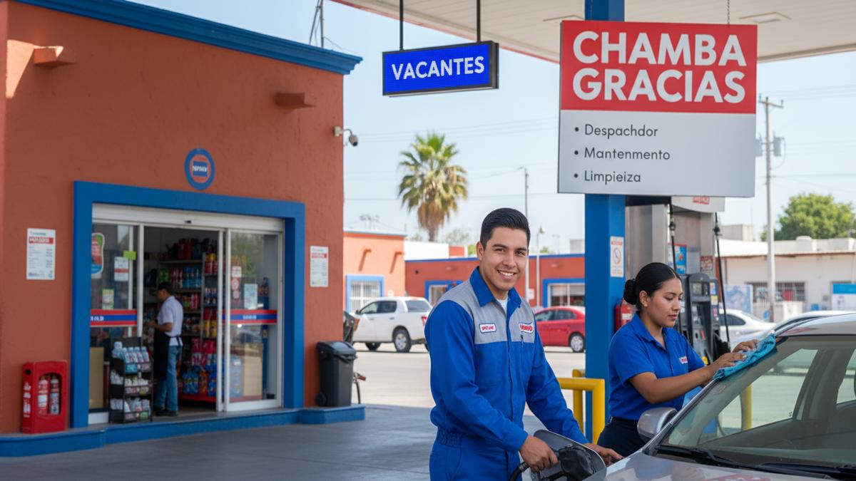 Vacantes en grifos y estaciones de servicio: atención y mantenimiento